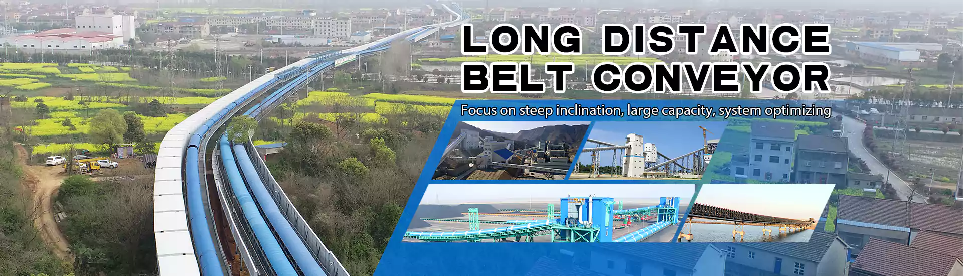 long distance belt conveyor