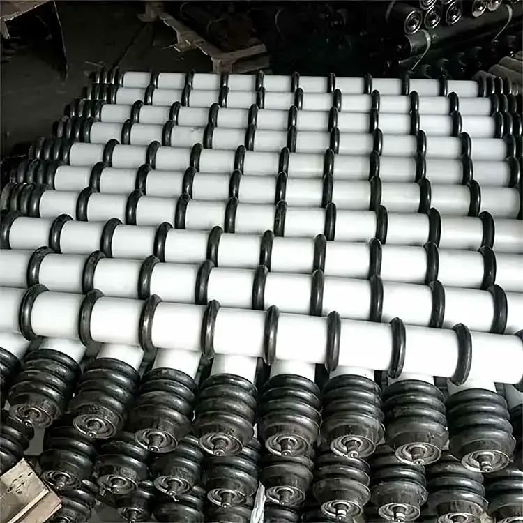 Rubber Disc Return Roller for Conveyor.webp