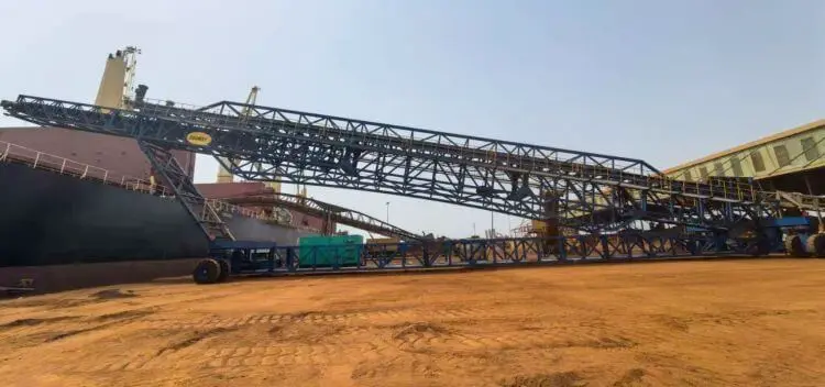zoomry mobile ship loader Bulk Material Handling.webp