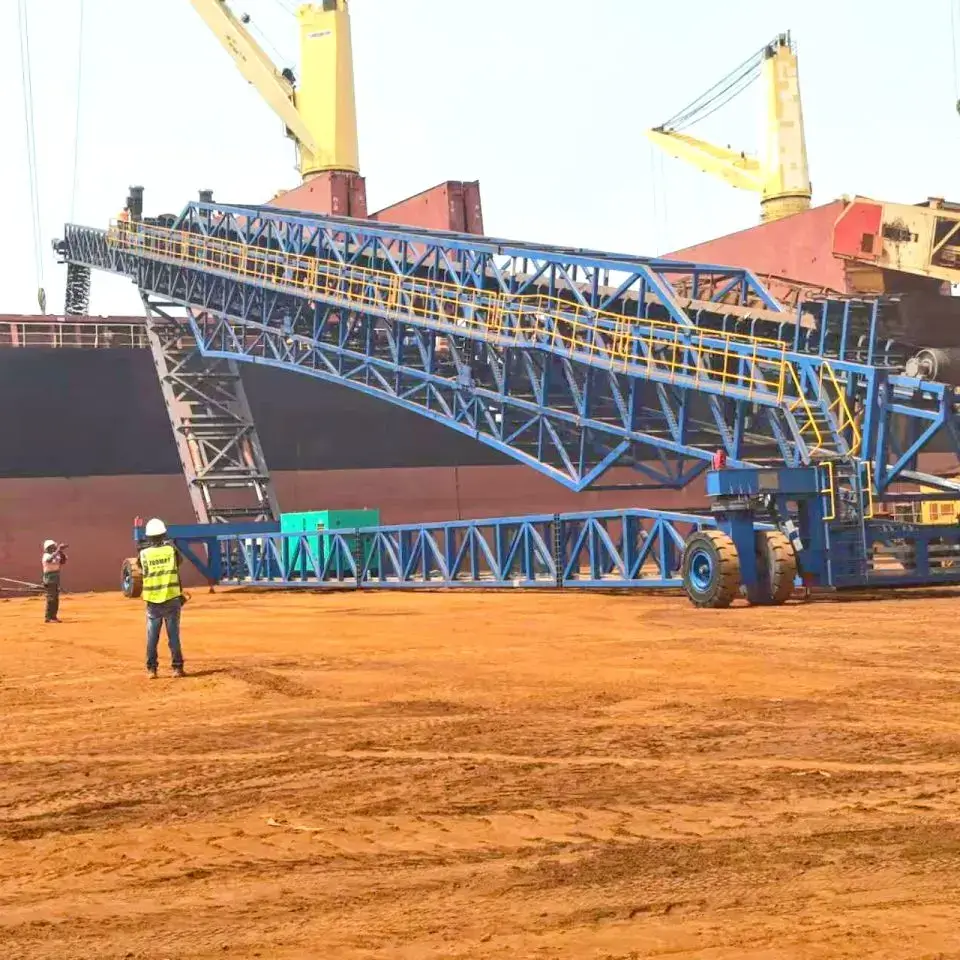 Mobile ship loader
