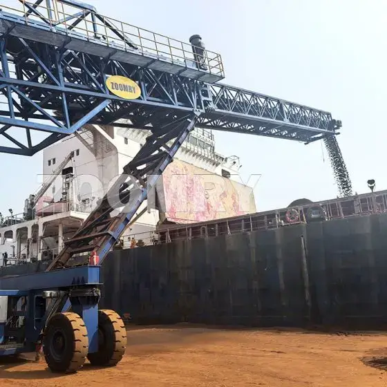 Mobile ship loader