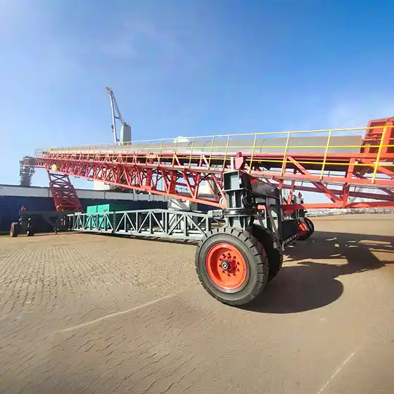 wheel mobile ship loader