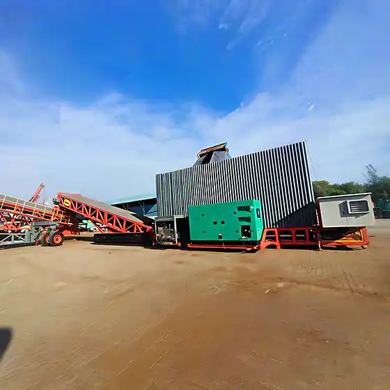 Tracked Truck Unloader