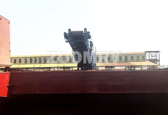 Esquemas de aplicación de máquinas móviles de carga a barcos y máquinas móviles 