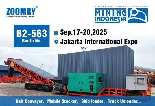 Zoomry te invita a asistir a la Exposición Internacional de Minería de Indonesia
